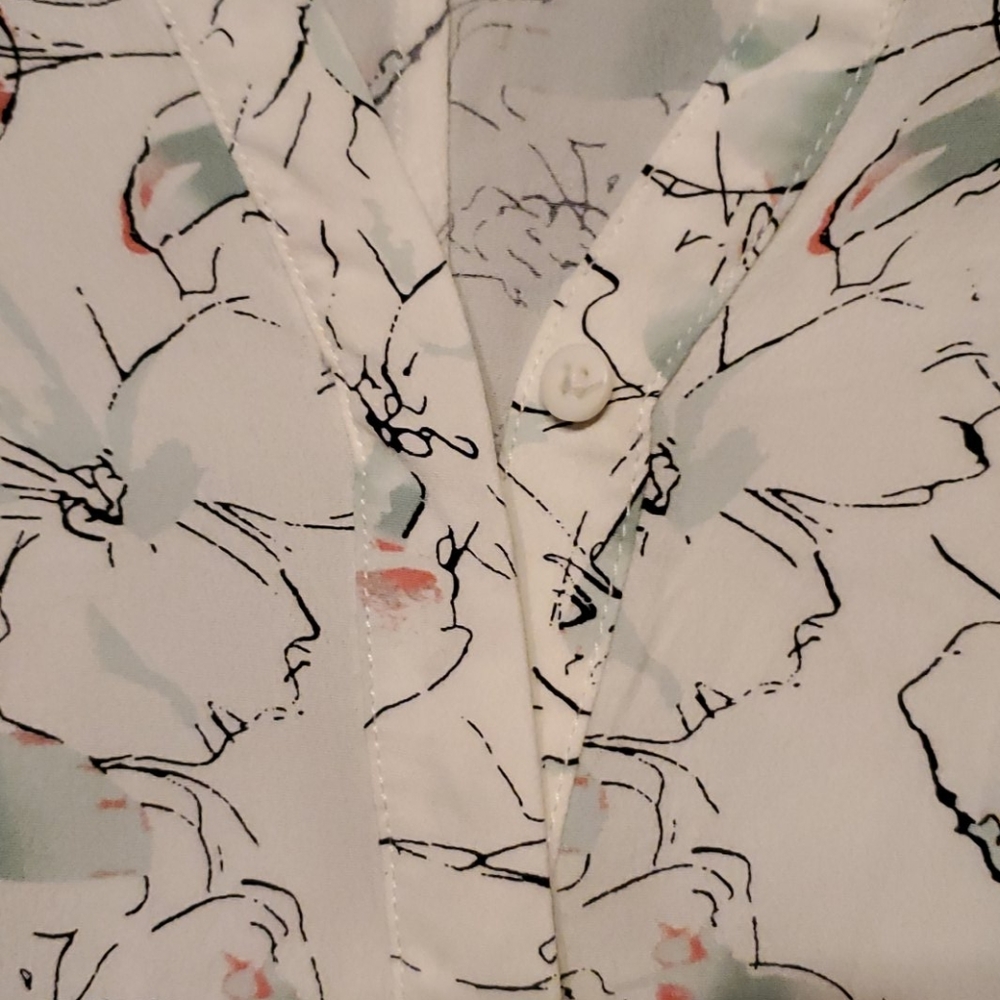 Sanctuary Flowered Button Up Tank - image 7